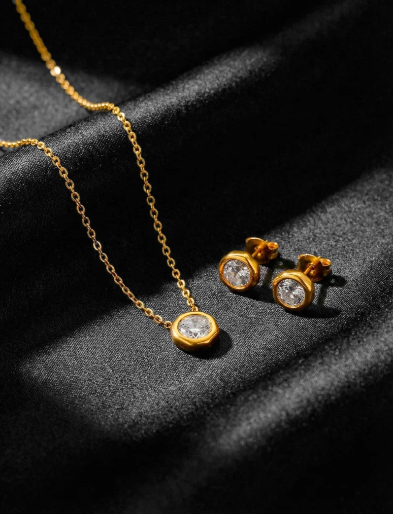 Ogrlica Ellin Gold