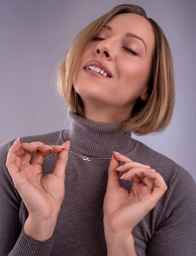 Ogrlica Enso Rose Gold