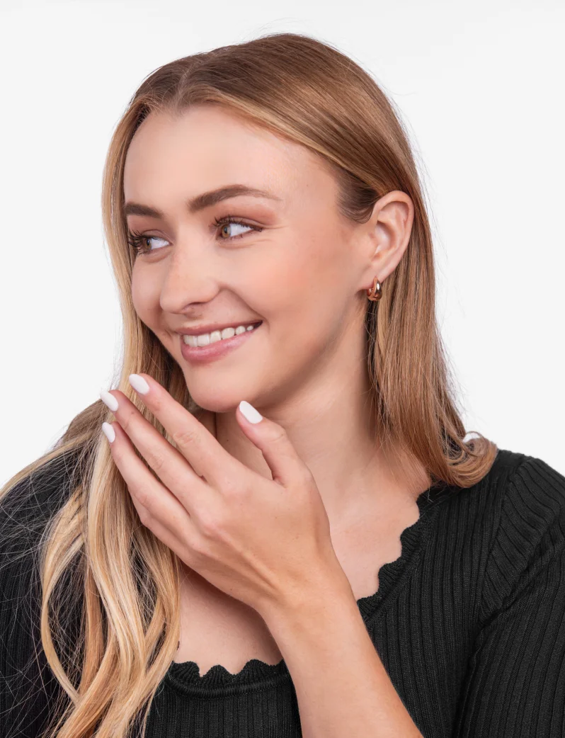 Uhani Ringela Rose Gold