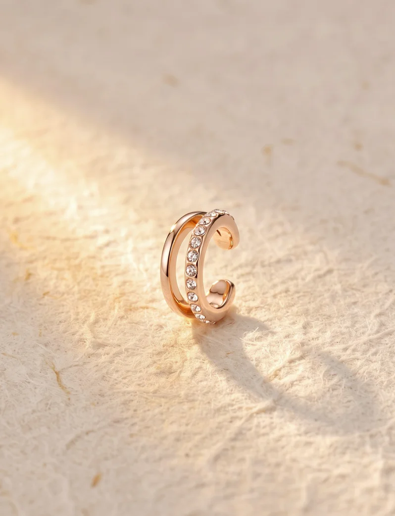 Uhani Vein Rose Gold