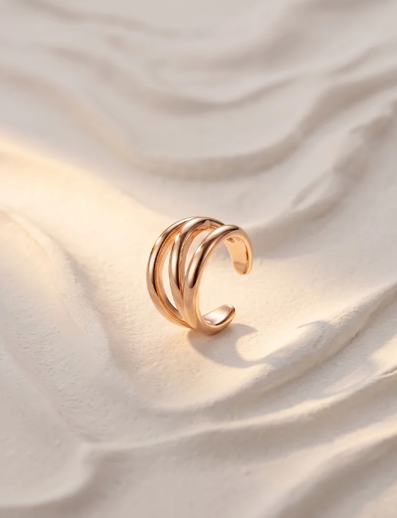 Uhani Rift Rose Gold