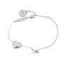 Zapestnica Shiny Heart Pink