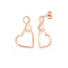Uhani Resita Rose Gold