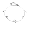 Zapestnica Gleam Silver