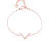 Zapestnica Amelora Rose Gold