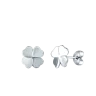 Uhani Fouria Silver